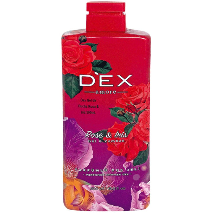 Dex Rose & Iris Perfumed Shower Gel, 500ml