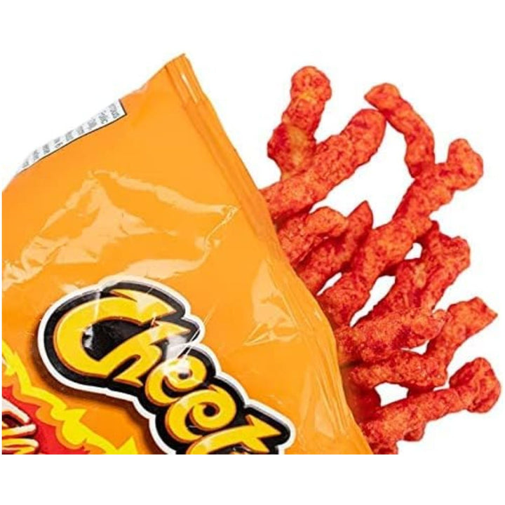 Cheetos Crunchy Flamin Hot Cheese Flavoured Snacks, 35.4g