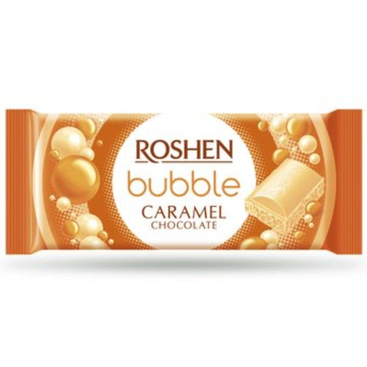 Roshen Caramel Bubble Chocolate, 80g