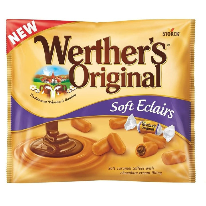 Werther's Original Soft Eclairs Caramel Candies, 500g