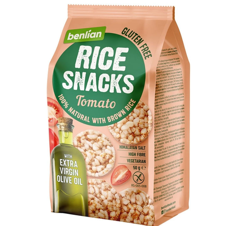 Benlian Rice Snack Tomato, 50g