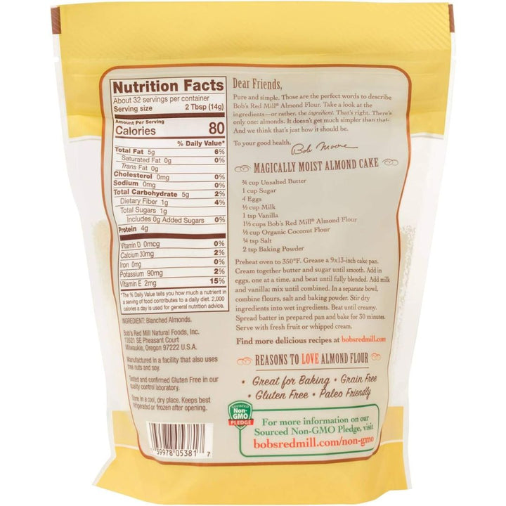 Bobs Red Mill Almond Meal Flour, 453g