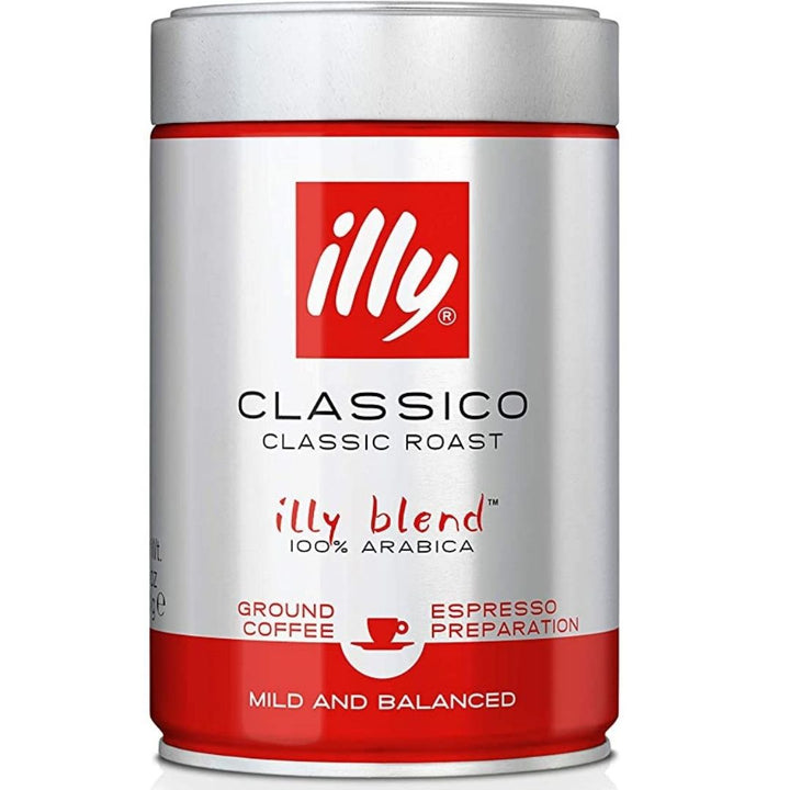 Illy Classico Medium Roast Ground Coffee, 250g