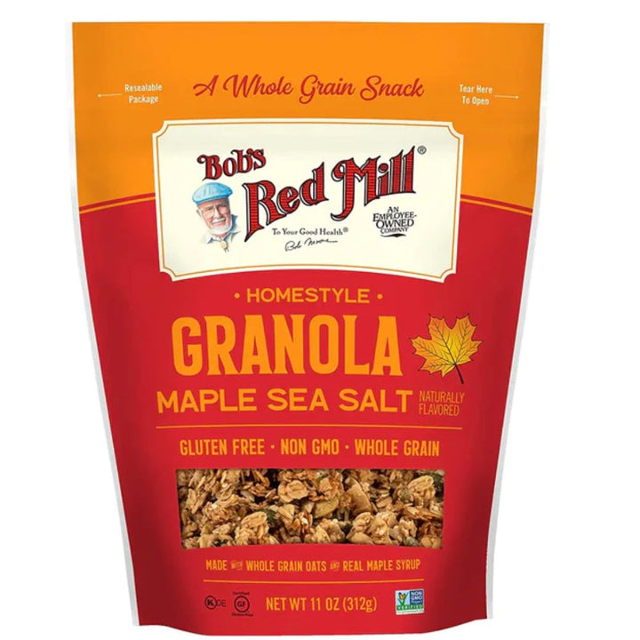 Bob's Red Mill Homestyle Granola Maple Sea Salt, Gluten Free, 312g