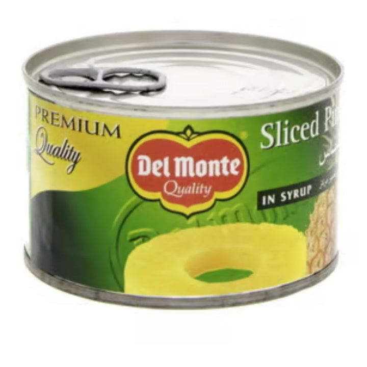 Del Monte Sliced Pineapple In Syrup, 235g