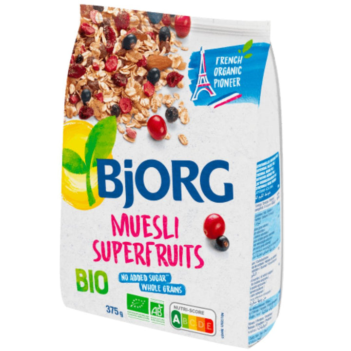 Bjorg Organic Superfruit Muesli, 375g