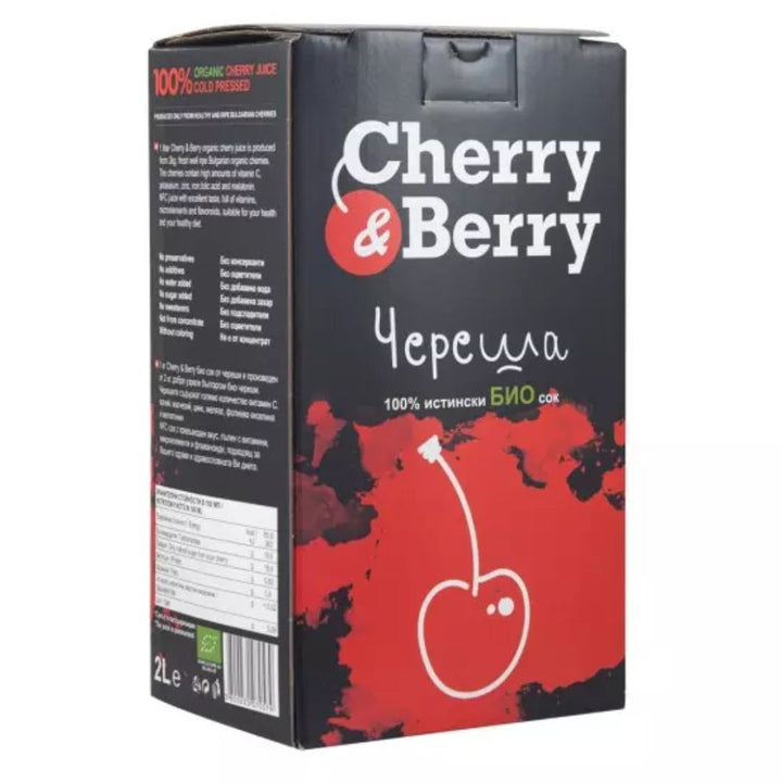 Cherry & Berry 100% Real Bio Cherry Juice, 2L