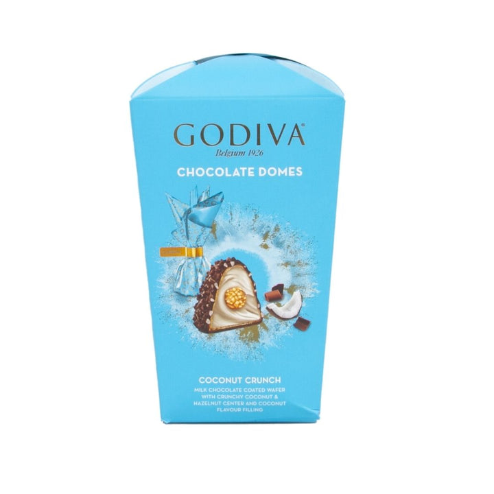 Godiva Chocolate Domes Coconut Crunch, 130g