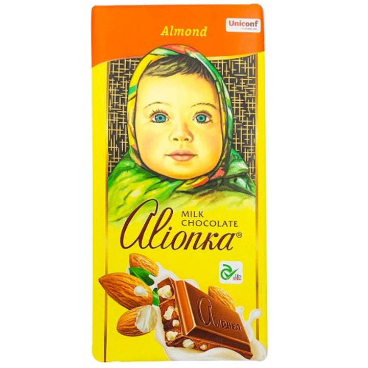 Alionka Milk Chocolate With Almonds, 90g