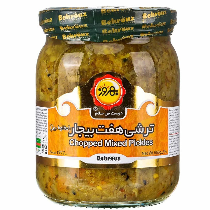 Behrouz Chopped Mixed Pickles, 550ml