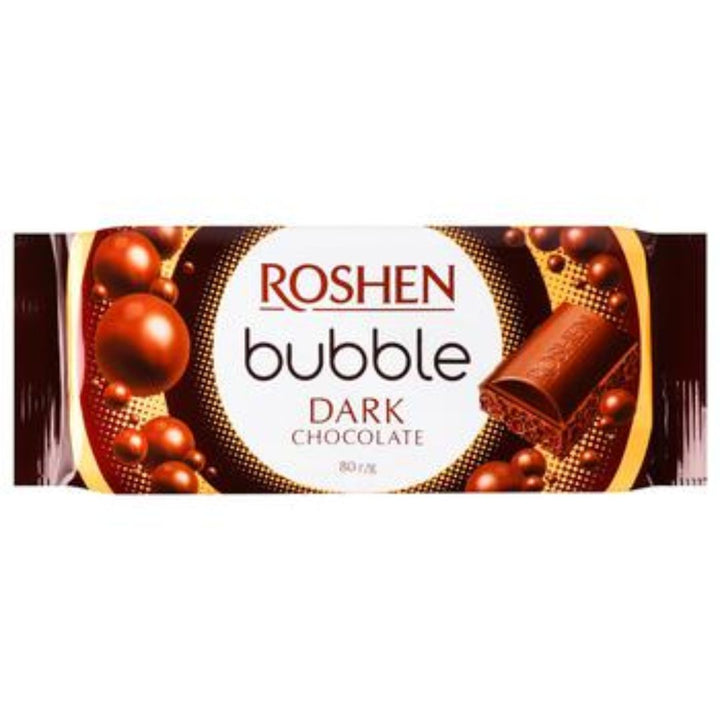 Roshen Dark Bubble Chocolate, 80g