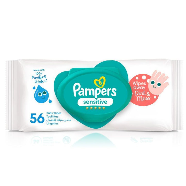 Pampers Sensitive Protect Baby Wipes, 56pcs