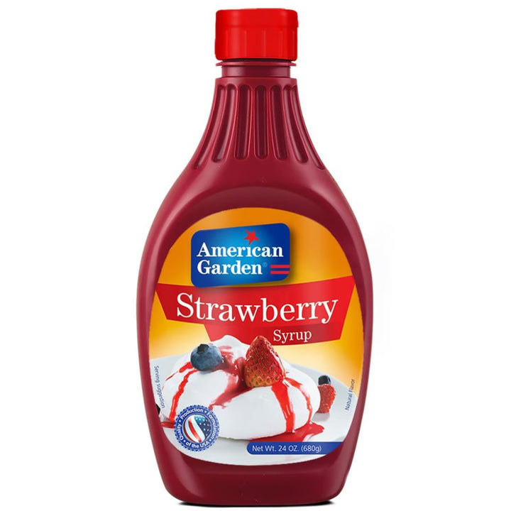 American Garden Strawberry Syrup, 680g