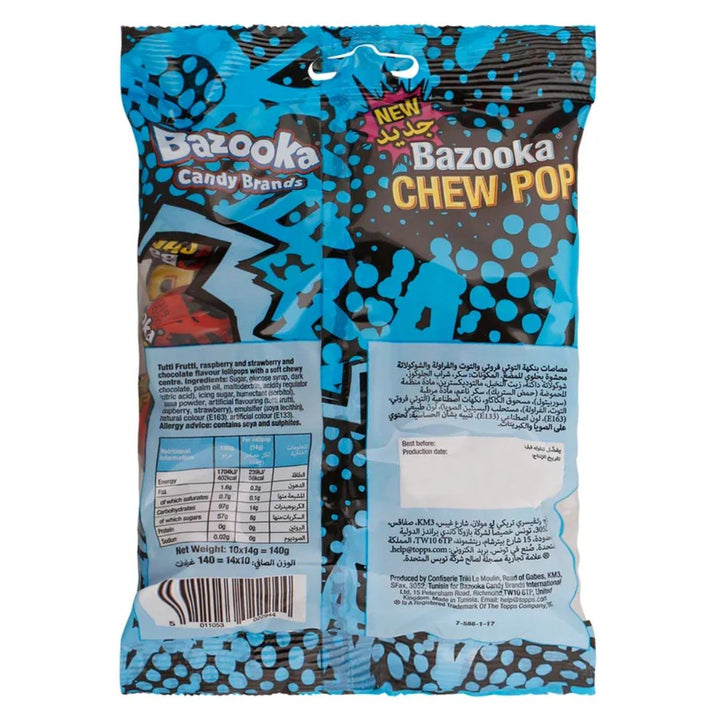 Bazooka Chew Pop, 140g