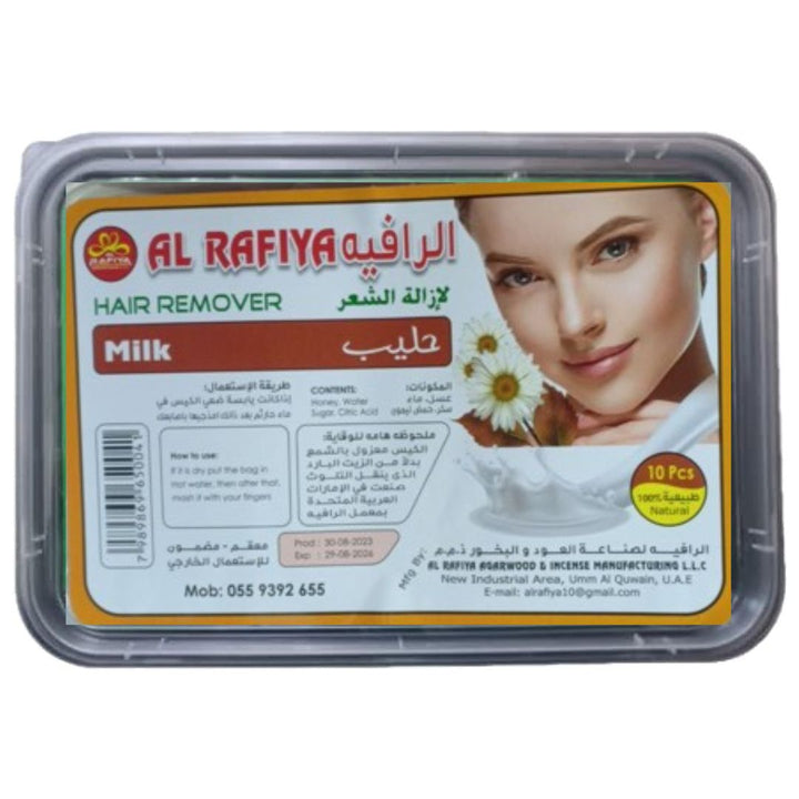 Al Rafiya Hair Remover Milk Wax Strips 10 Nos