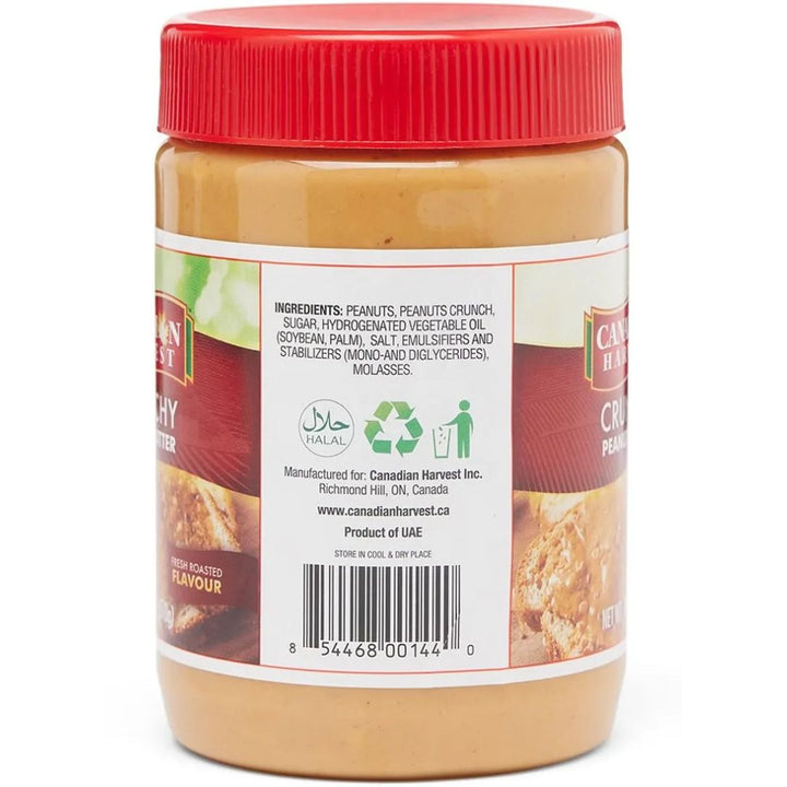 Canadian Harvest Crunchy Peanut Butter, 510g