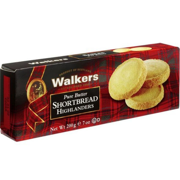 Walkers Pure Butter Shortbread Highlanders Biscuits, 200g