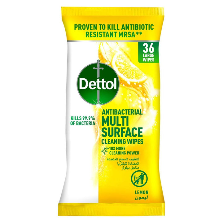 Dettol Citrus Surface Cleanser White 36 Wipes