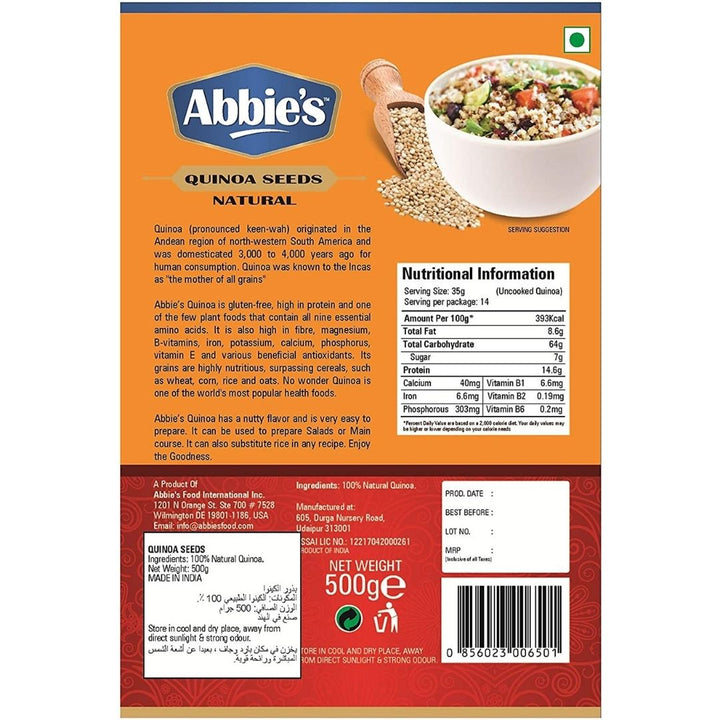 Abbie's Quinoa Seeds, 500g