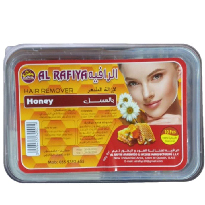 Al Rafiya Hair Remover Honey Wax Strips 10Nos