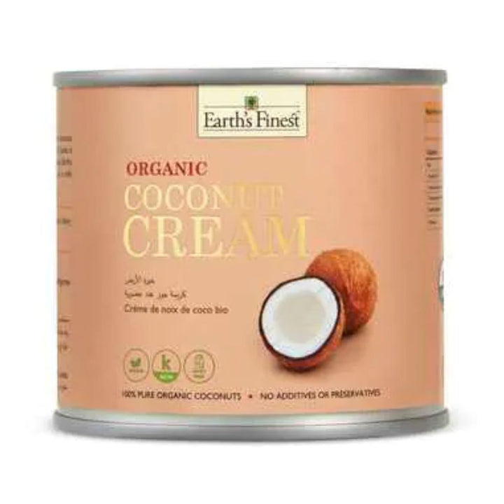 Earths Finest Organic Coconut Cream, 200ml