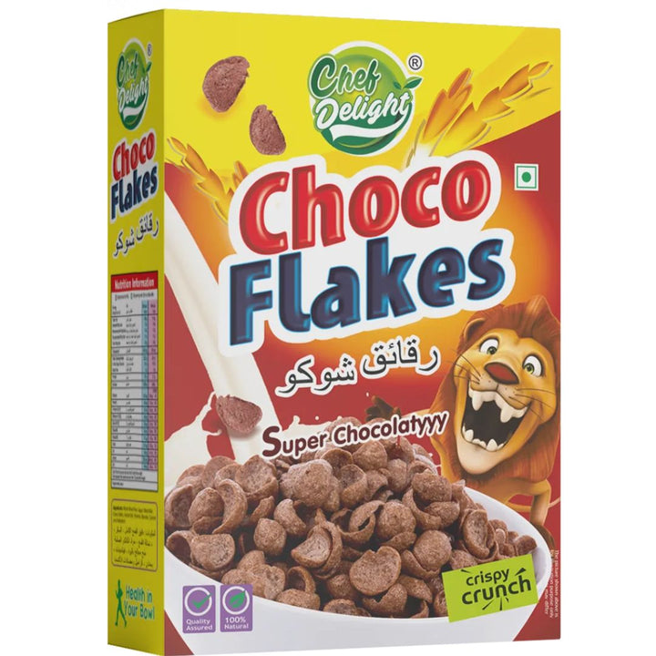 Chef Delight Choco Flakes Super Chocolatyyy, 375g