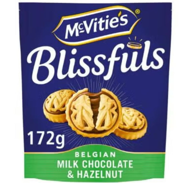 Mcvities Blissfuls Chocolate & Hazelnut, 172g