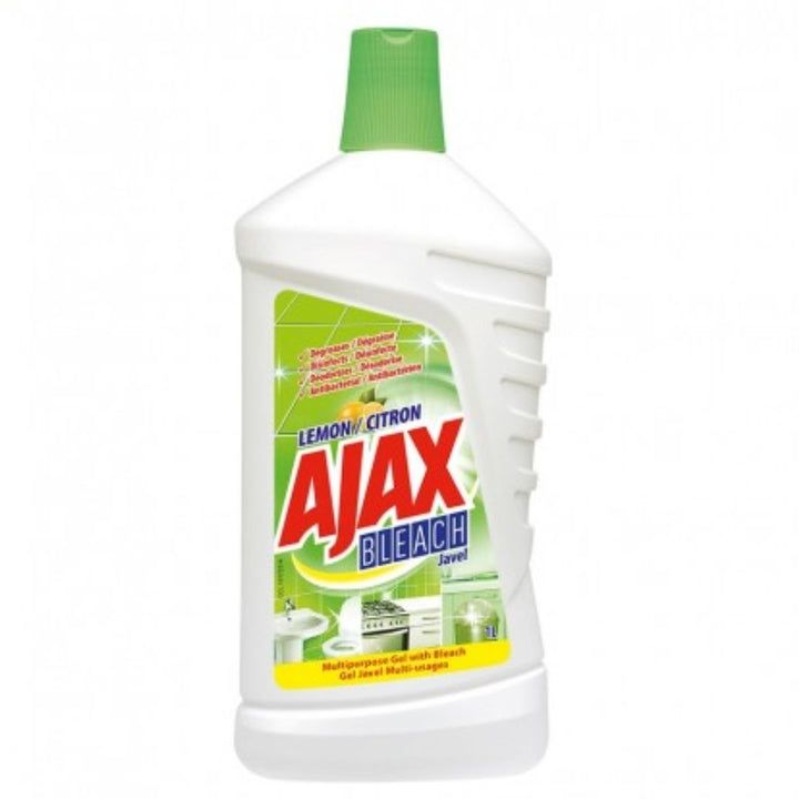 Ajax Lemon Antibacterial Gel With Bleach Surface Cleaner, 1L