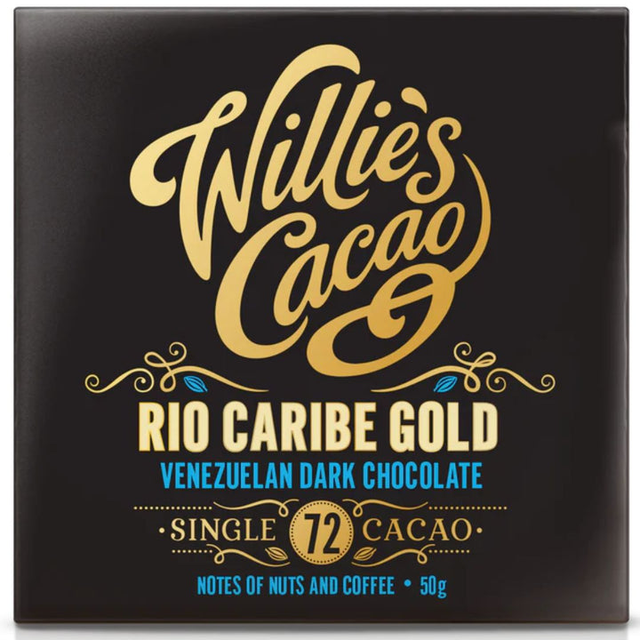 Willie's Cacao Rio Caribe 72% Dark Chocolate Bar