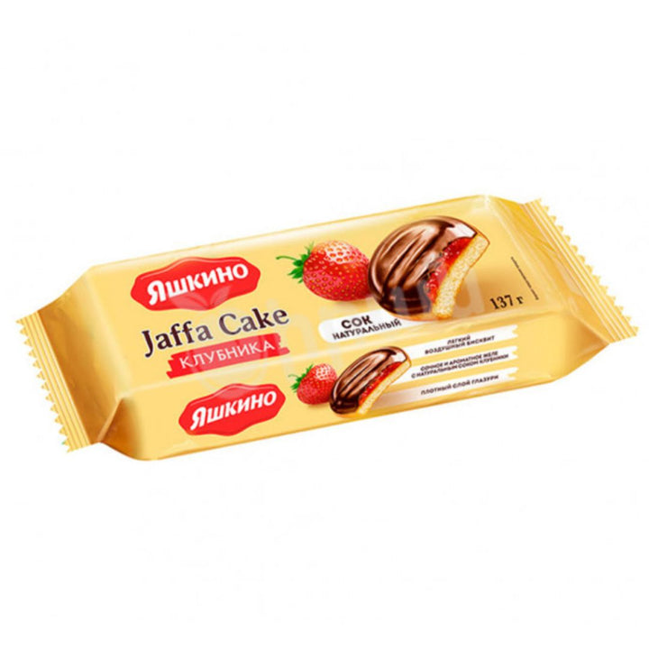 Yashkino Strawberry Jaffa Cake, 137g