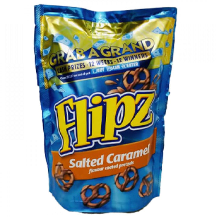 Flipz Salted Caramel Coated Pretzels, 90g