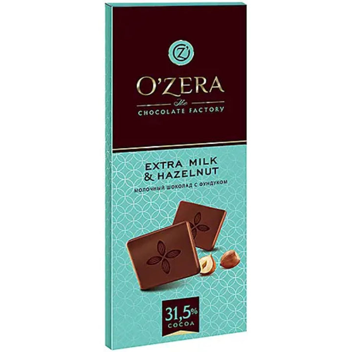 OZera Extra Milk & Hazelnut Chocolate, 90g