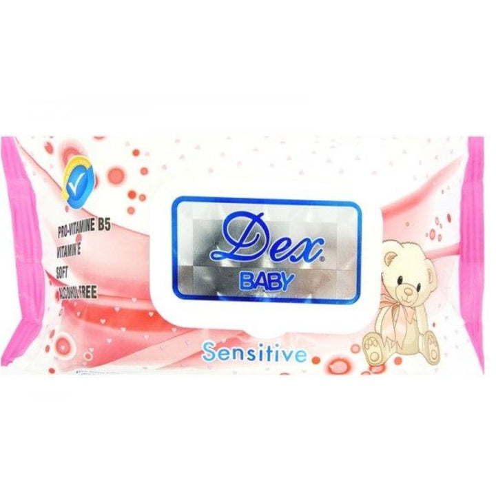 Dex Sensitive Wet Wipes, 72wps