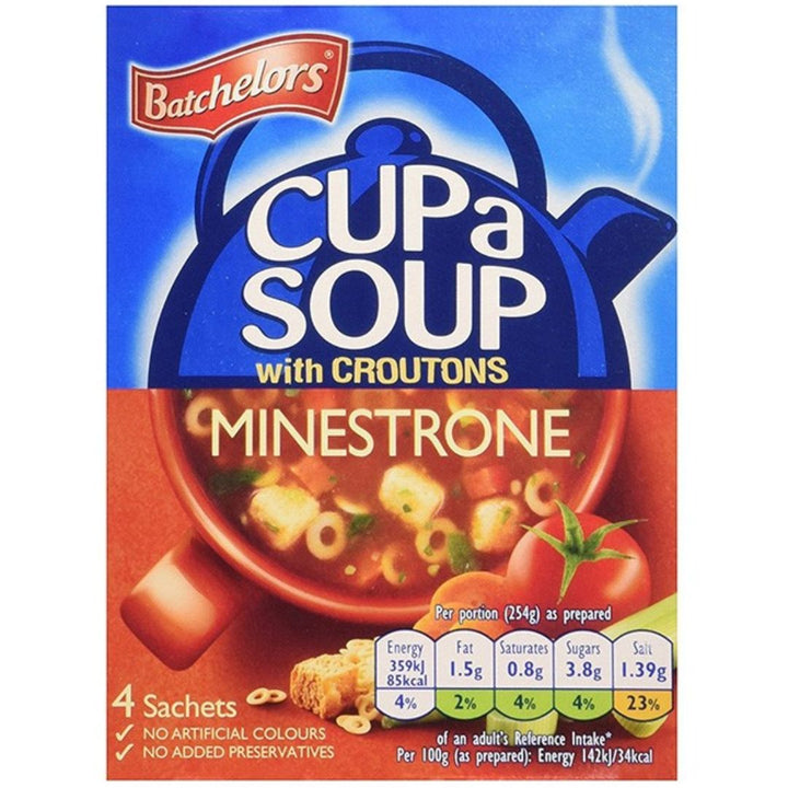 Batchelors Minestrone With Croutons Cup A Soup, 94g