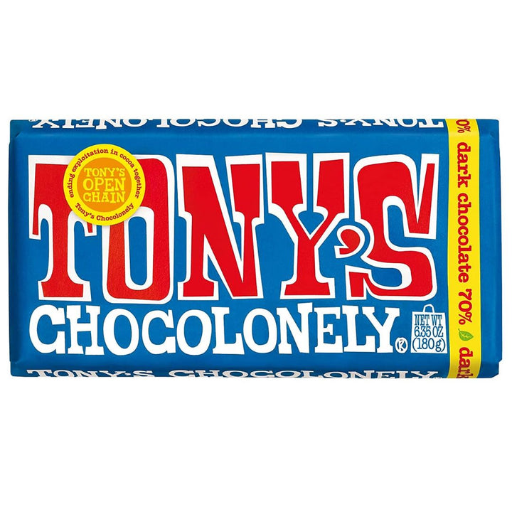 Tony's Chocolonely 70% Dark Chocolate, 180g