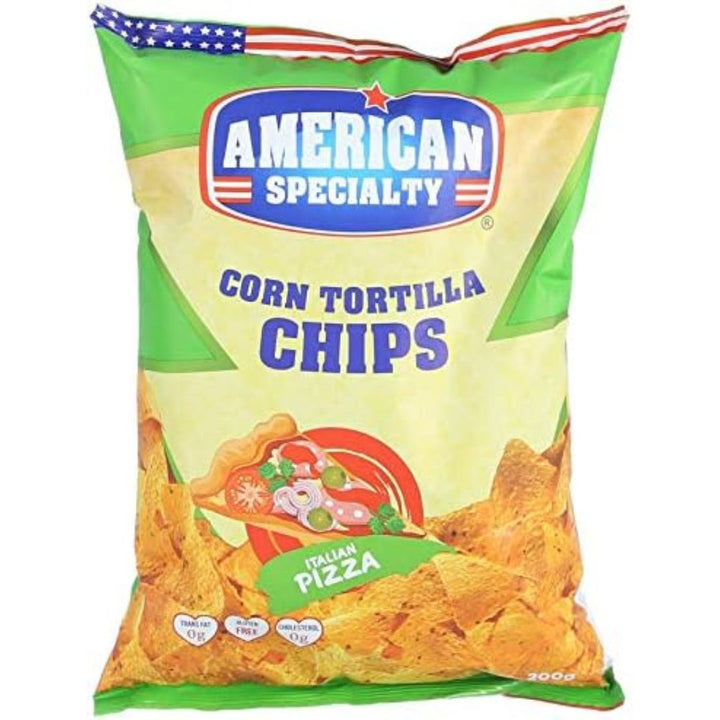 American Specialty Italian Pizza Corn Tortilla Chips, 200g