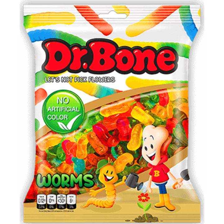 Dr.Bone Worms Jelly Gum, 85g+5