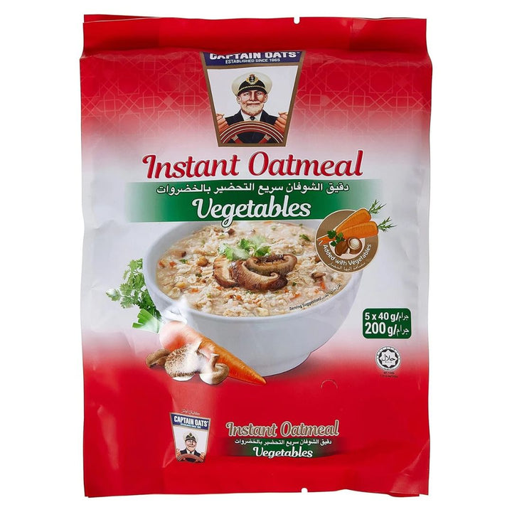 Captain Oats Instant Oatmeal With Vegetable, 200g