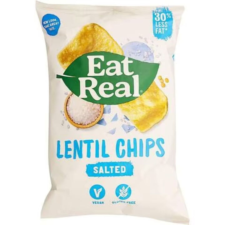 Eat Real Sea Salt Lentil Chips, 113g