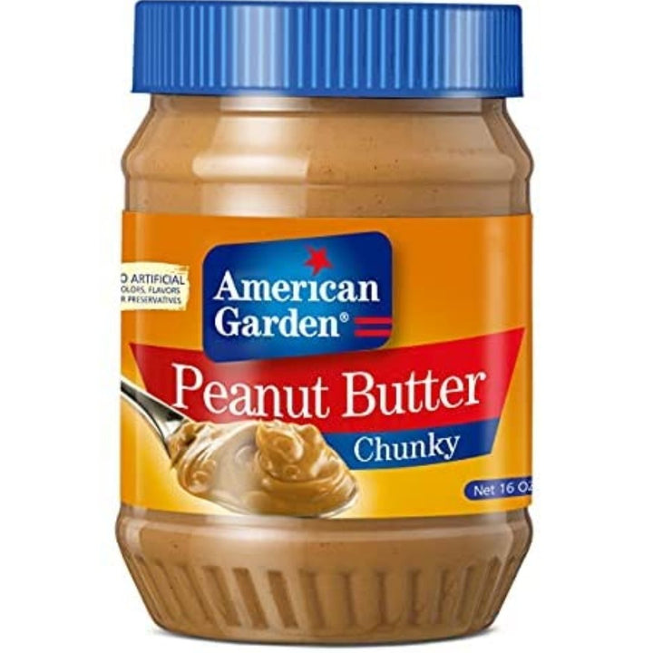 American Garden Chunky Peanut Butter, 454g