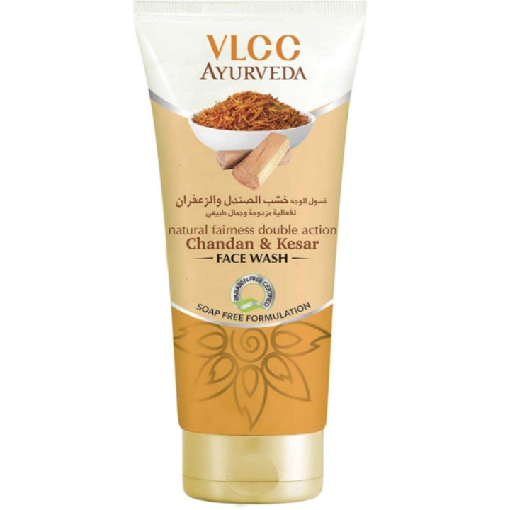 VLCC Ayurveda Natural Fairness Kesar Chandan Face Wash, 50 ml