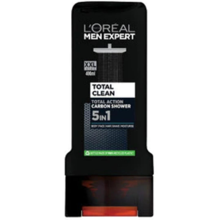 L'Oreal Men Expert Total Clean Carbon Shower Gel, 300ml