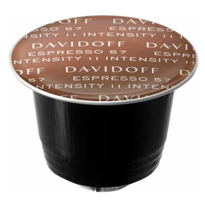 Davidoff Espresso 57 Ristretto Dark & Chocolatey Coffee Capsules +  Complimentary Capsules, 55g