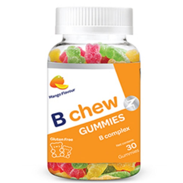 B Chew Gummies Mango Flavour, 30s