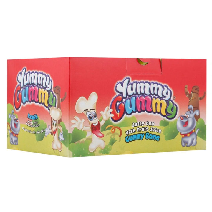 Yummy Gummy Fruit Flavour Bone Jelly, 24Pcs