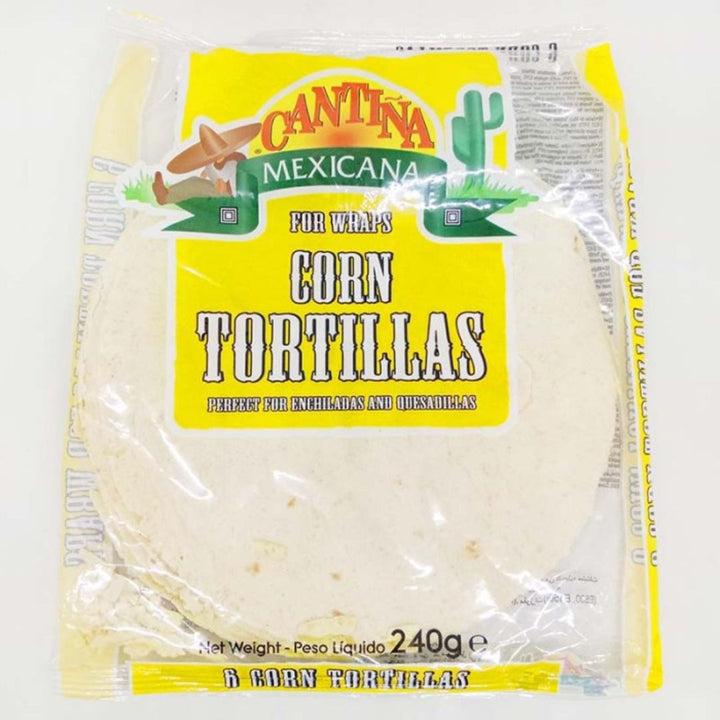 Cantina Mexicana 6 Corn Tortillas For Wraps, 240g