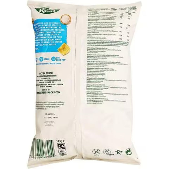 Eat Real Sea Salt Lentil Chips, 113g