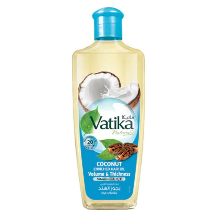 Vatika Naturals Coconut Enriched Hair Oil For Volume And Thickness, 200 ml