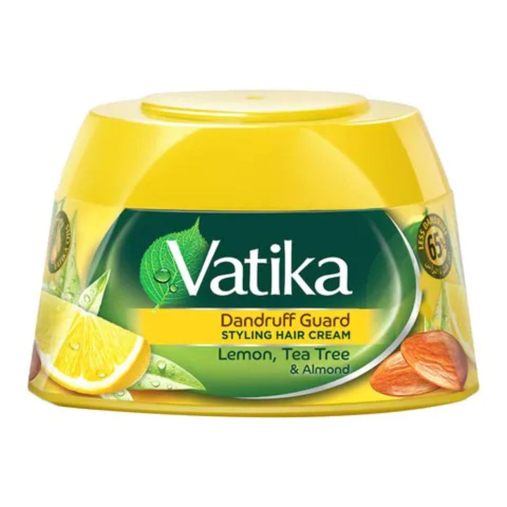 Vatika Naturals Dandruff Guard Hair Styling Cream Yellow, 140ml