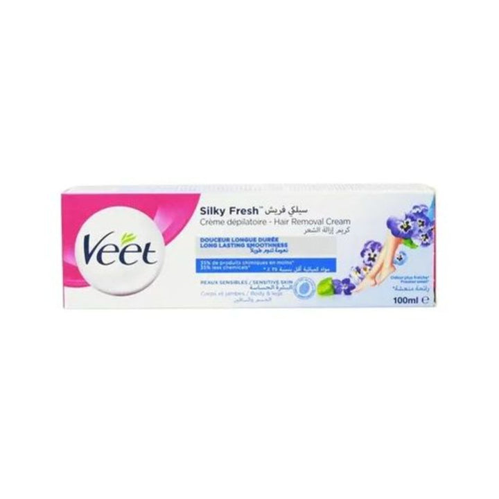 Veet Silky Fresh Sensitive Skin Hair Removal Cream, 100ml